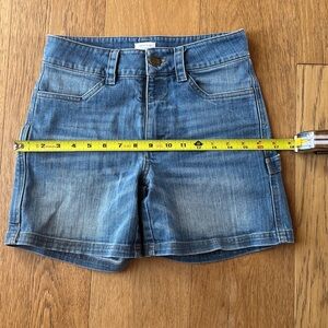 Classic Blue Denim Jean Shorts - Women's